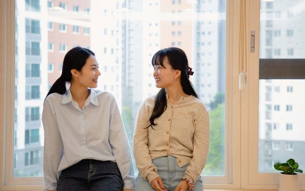 마음수련 수련생의 미소